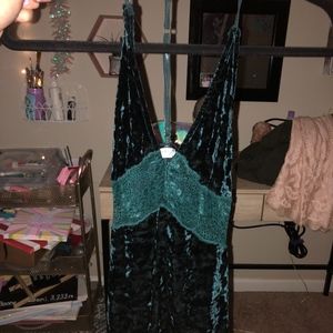 free people velvet tank!